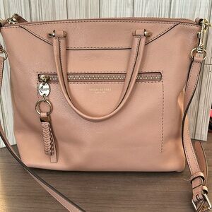 Henri Bendel pale pink purse